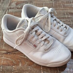 Reebok Women's Princess 30500 White Casual Shoes Sneakers Size 7.5 D(Wide)